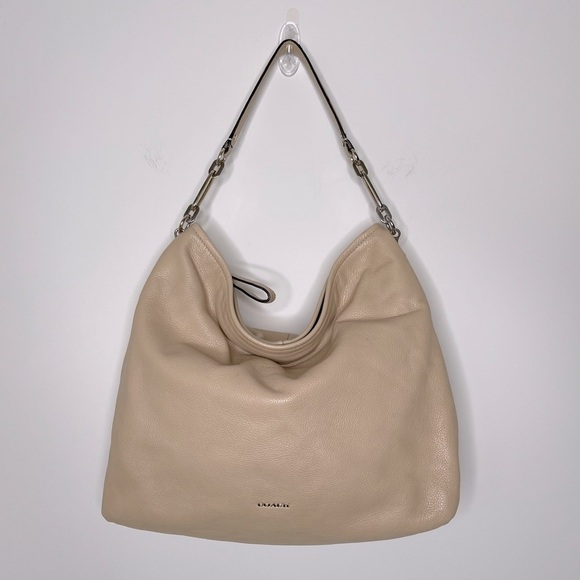 Coach 27858 Madison Hobo Bag in Leather beige esthetic minimalist - Picture 1 of 9